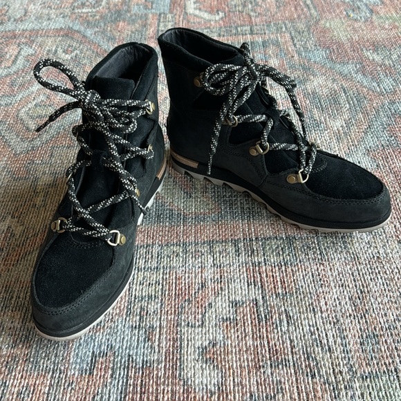 Sorel Black Sneakchic Alpine Ankle Boots - Picture 7 of 9